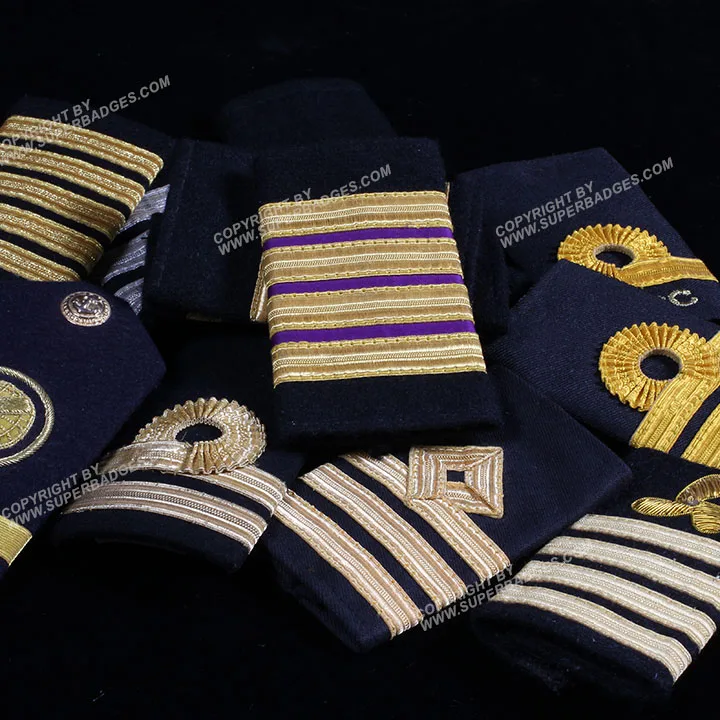 OEM ODM Wholesale Custom High Quality Shoulder Pads 100% Good Material Duty Officer Uniform Shoulder Boards