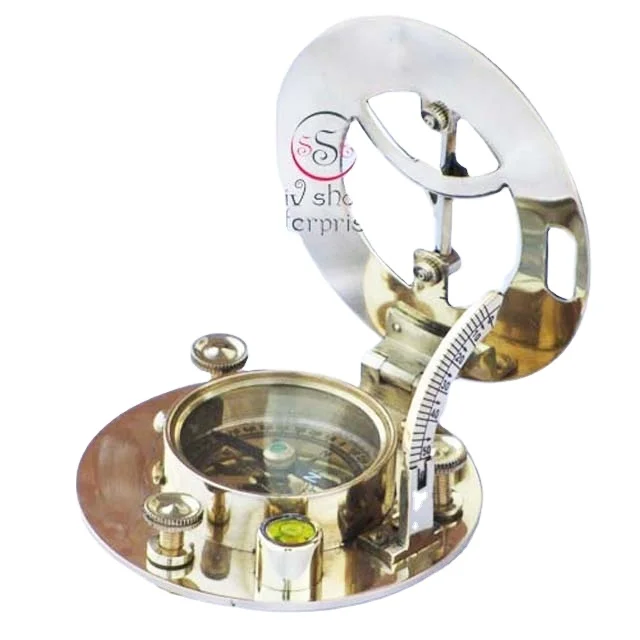 Латунный компас с солнечным циферблатом винтажный стиль магнитный морской Солнечный циферблат Компас для кемпинга пешего туризма декоративный подарочный