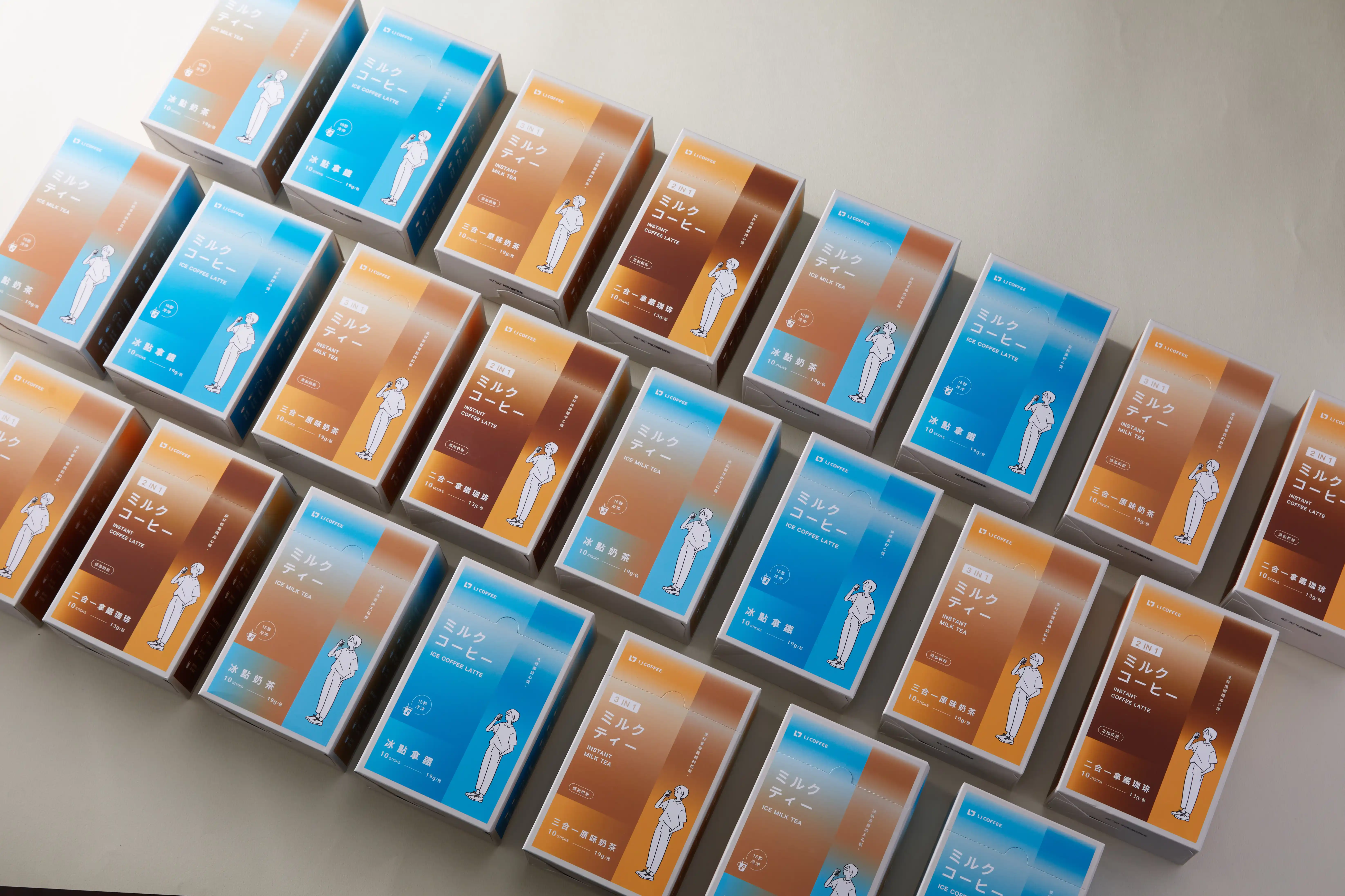 Kenya black tea powder LJ bubble milk tea 3in1 Drink, 19g/10sachets/box*5