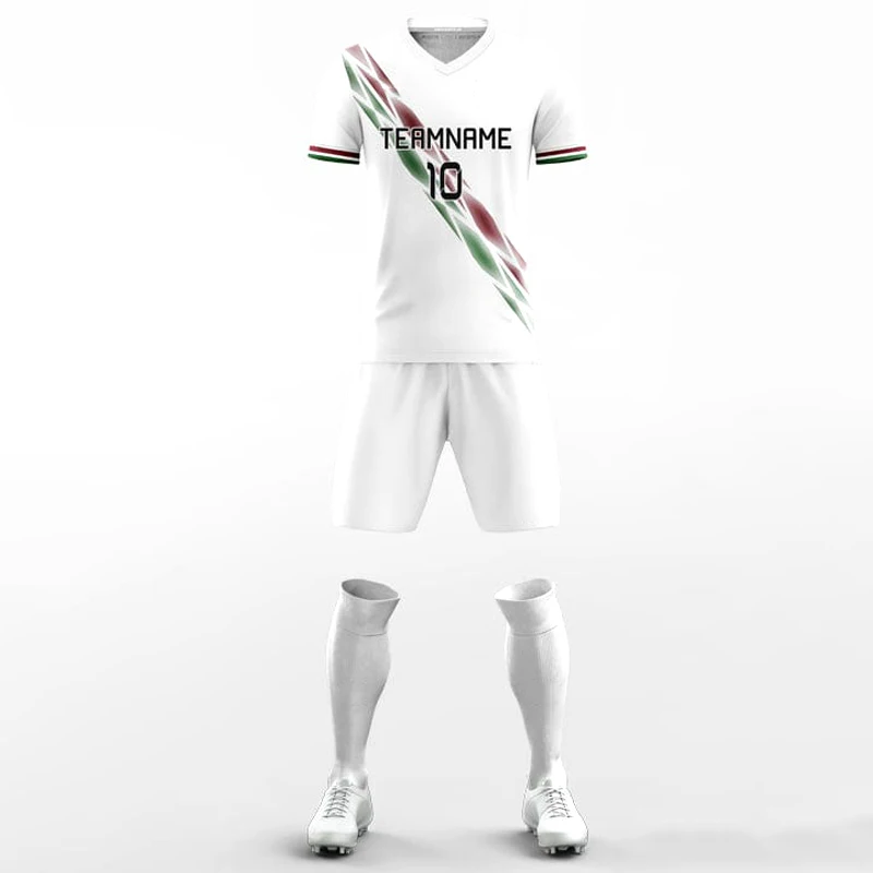 Custom Football Jerseys Full Sublimation Printing Soccer Jerseys Club Team Football Training Uniform Suit Soccer Uniform For Men