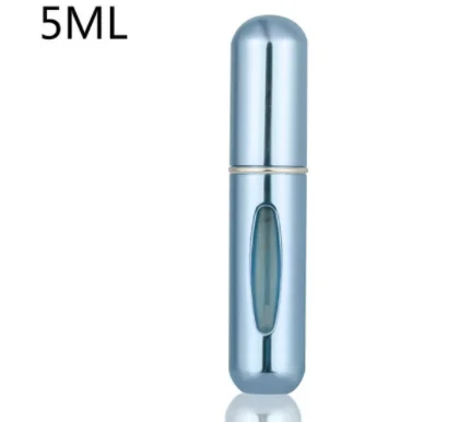 Top Quality 5ml Perfume Bottle Mini Metal Sprayer Refillable Aluminum Perfume Atomizer Travel Size