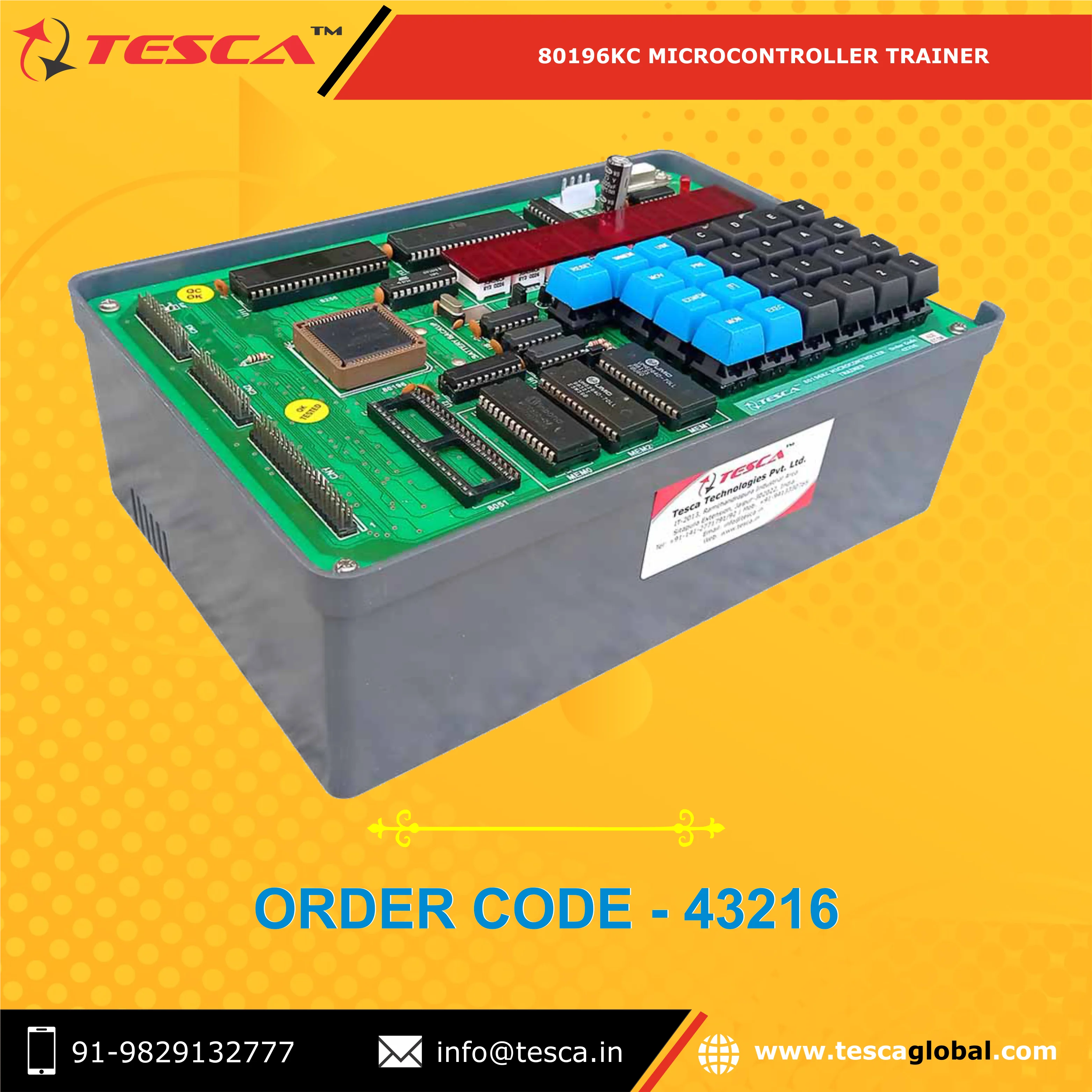 80196 Microprocessor Trainer Kit - Embedded Trainer