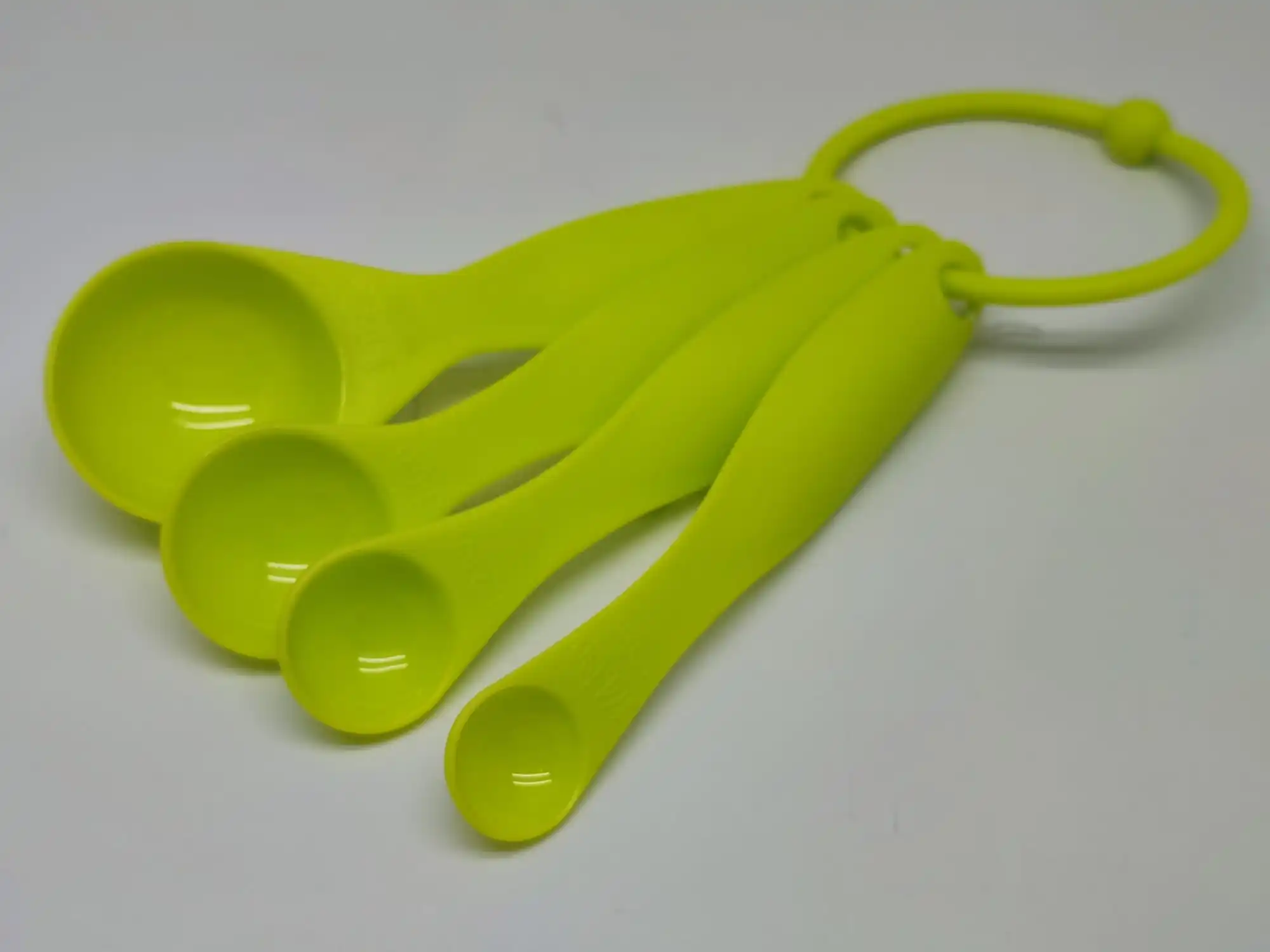 FOOD GRADE 4 pcs set Plastic Measuring Spoon 1.25,  2.5,  5 , & 15ml baking measures cups cooking utensil custom colors