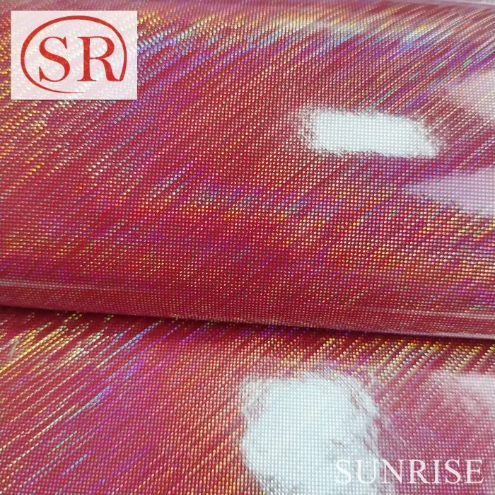 2024 Hot Sale Four Way Stretch High Elastic PU Mirror synthetic Leather Fabric For Trousers bags purses
