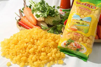 Best price YELLOW RICE PASTA- ELBOW High Quality Ingredients 400g single bag direct manufacturer Vinaly brand Viet Nam