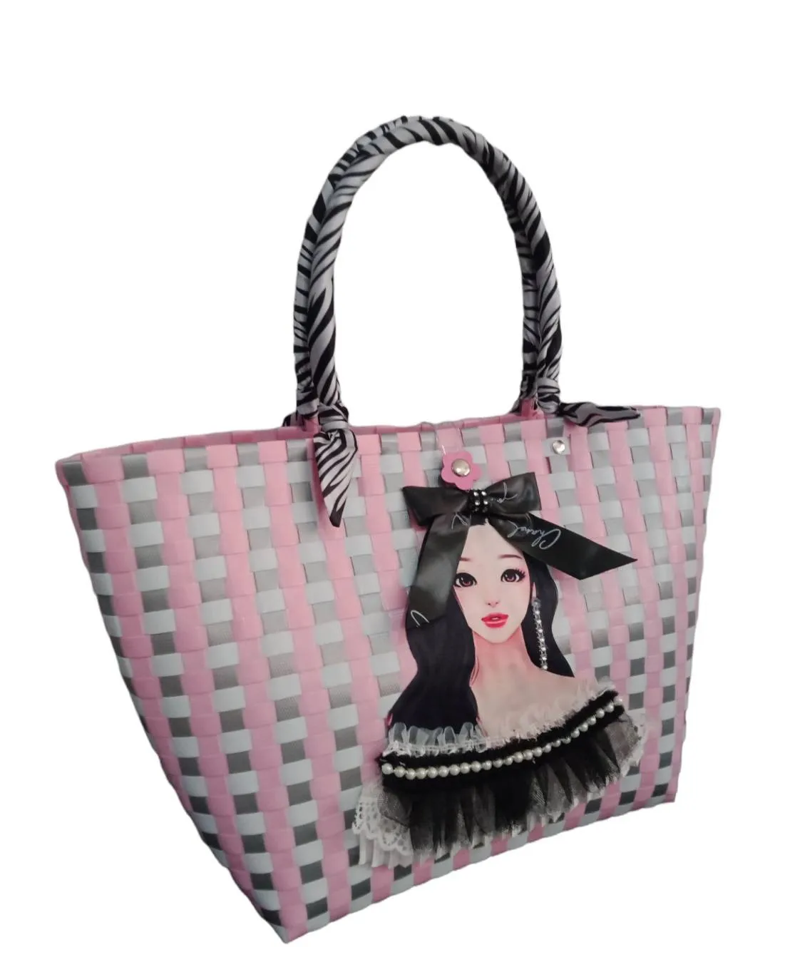 The Medium Large tote bag for women Handmade bags Promotional Bag Shopping Tote Gifts PP Customized Logo Item Style Time Pattern