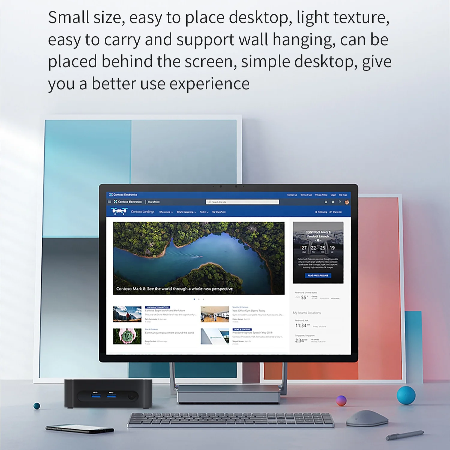 Factory Mini Computer 12th Gen High Performance NK95 Mini PC Intel Alder-N Lake N95 Mini PC For Gaming