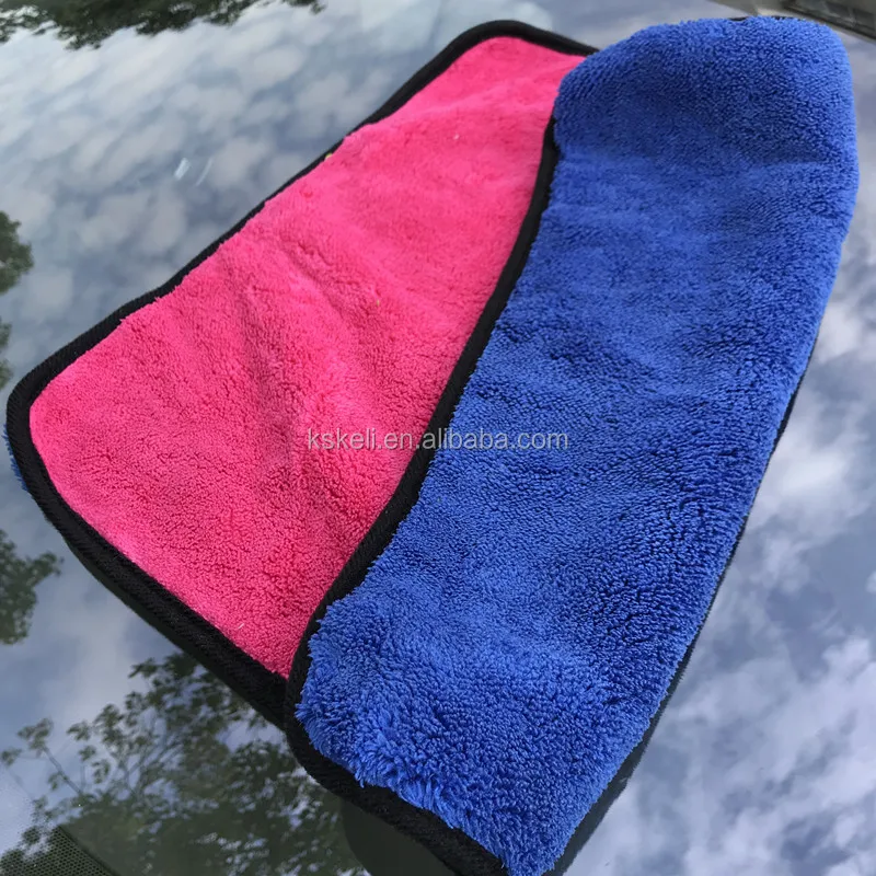 Super Thick Plush Car Care Microfiber Wax Polishing Detailing Towels