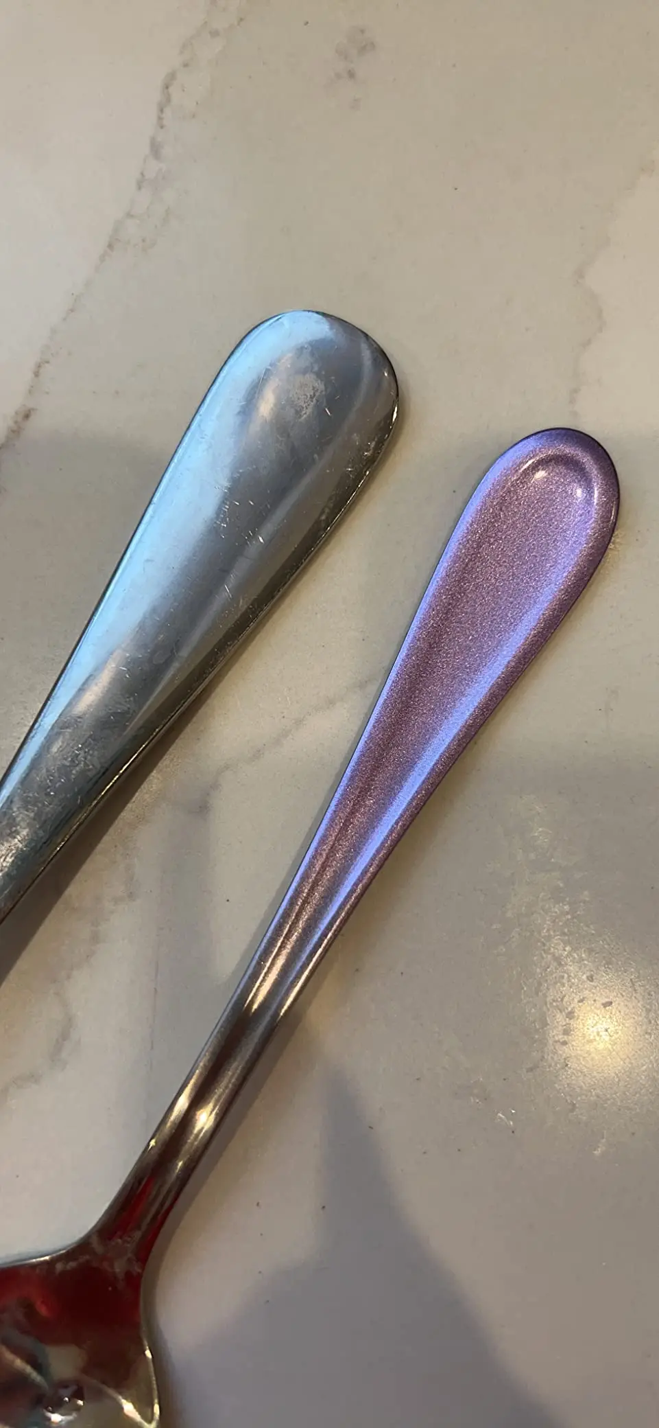 Purple Silverware Stainless Steel Flatware Set 20 Piece Tableware Cutlery Sets New Design