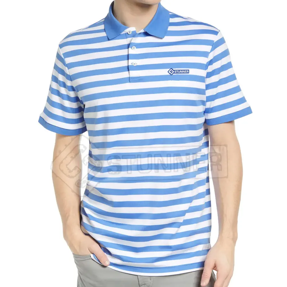 Yarn Dyed High Quality Polo T-Shirts Latest Design Casual Fashion Men Polo T-Shirts