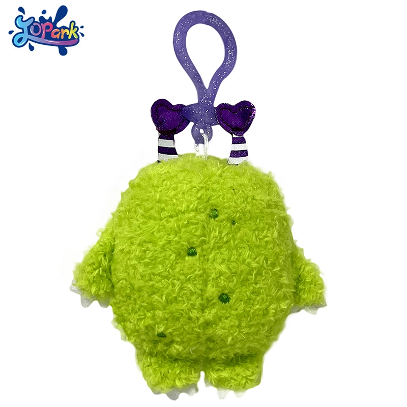 Customized High quality Christmas Plush Doll Mini Keychain Plushies OEM ODM Green Stuffed Key Chain Toy Monster Season Gift
