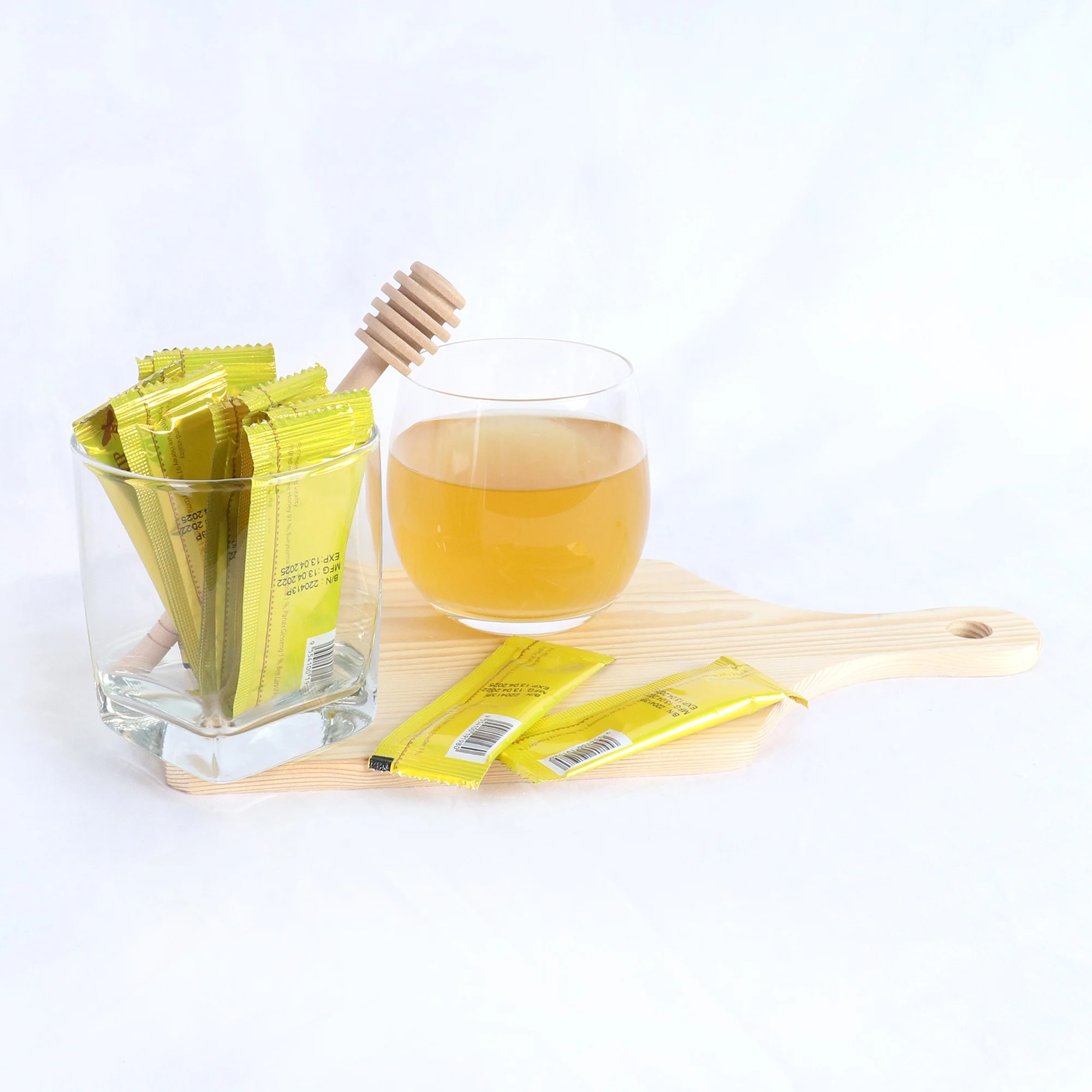 Malaysia Manufacturer Wholesale Prices Golden Raw Honey 100% Authentic Pure Original Convenient10g x 12 In Sachet Packaging