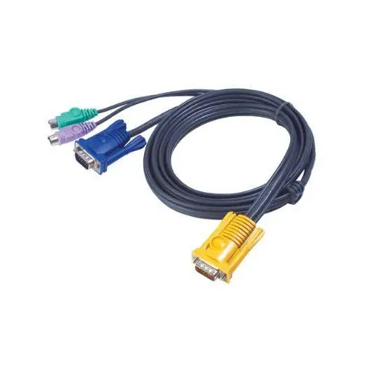 Aten 10 Sphd15 (m) -hd15(m)/minidin6 (m) Cableacs1208l & Acs1216l