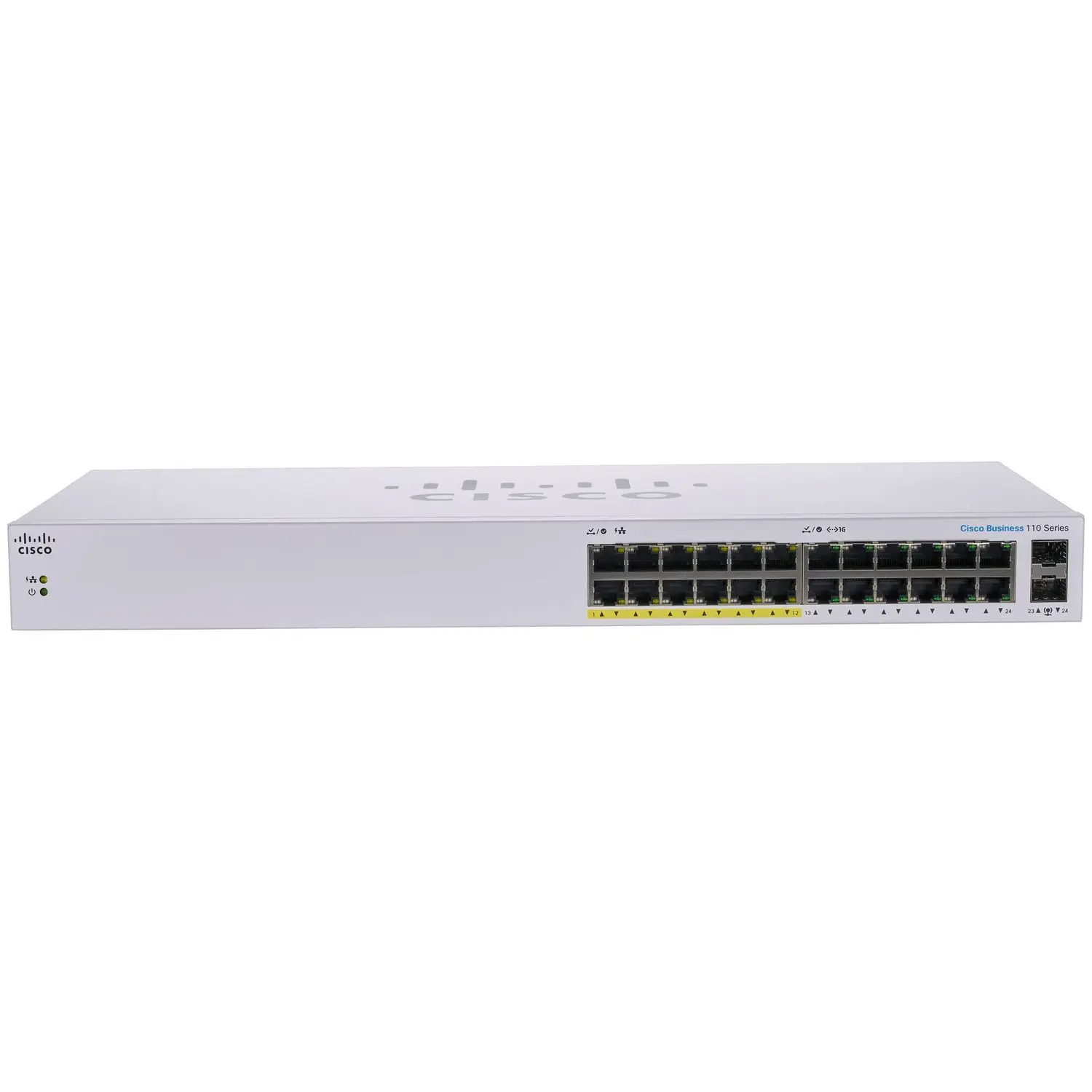CBS110-24PP-NA-RF Ethernet Switch - 24 Ports - 2 Layer Supported - Modular - 2 SFP Slots - 17.29 W Power Consumption