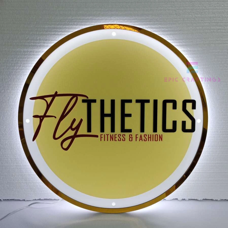 Custom UV Printed Acrylic Backlit Signs for Business and House and Out door Acrylic Backlit Signs