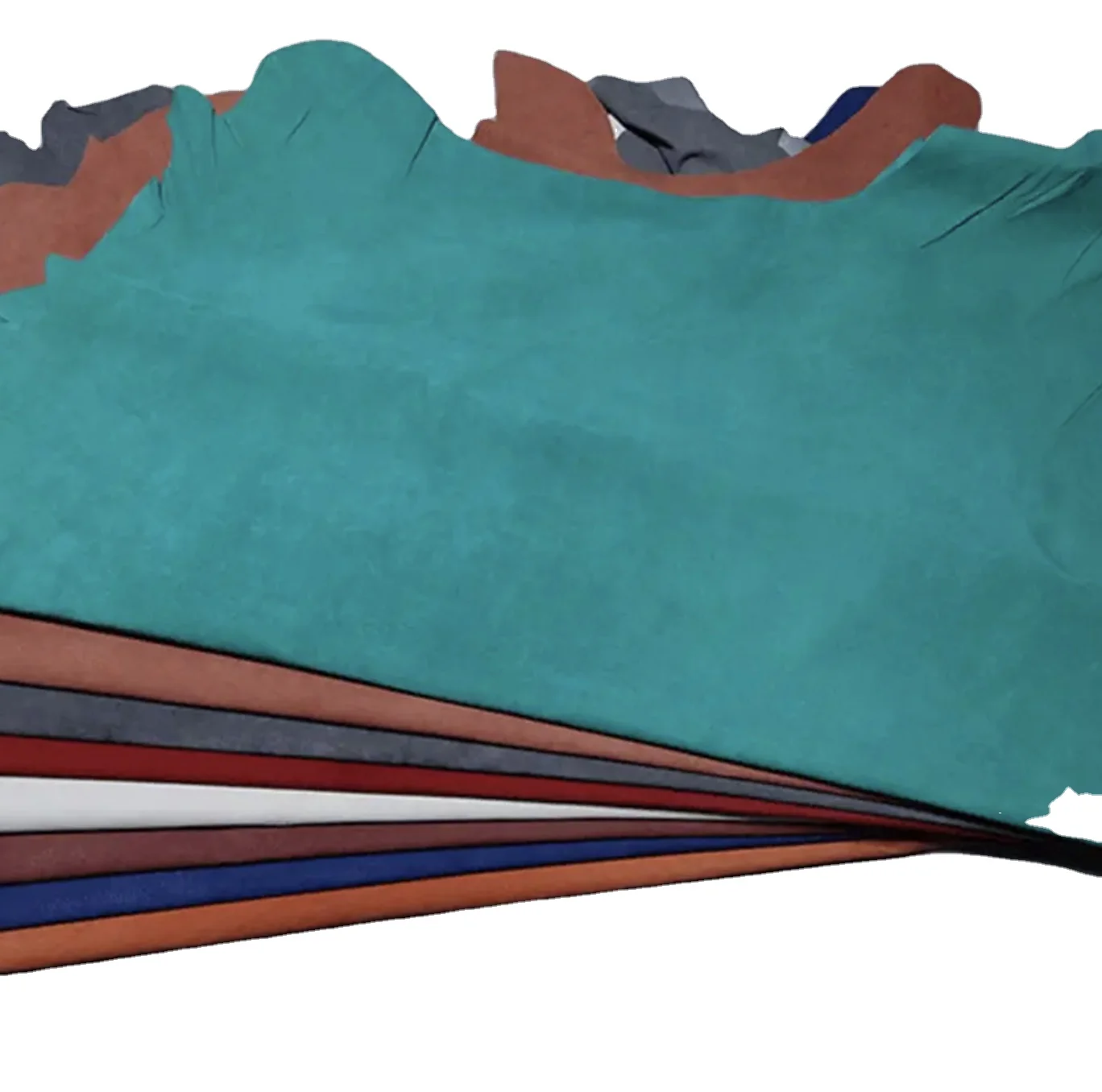 Multicolor Genuine cowhide Suede Skin Leather Material first layer For Leathercraft Sewing Accessories bags jackets boots