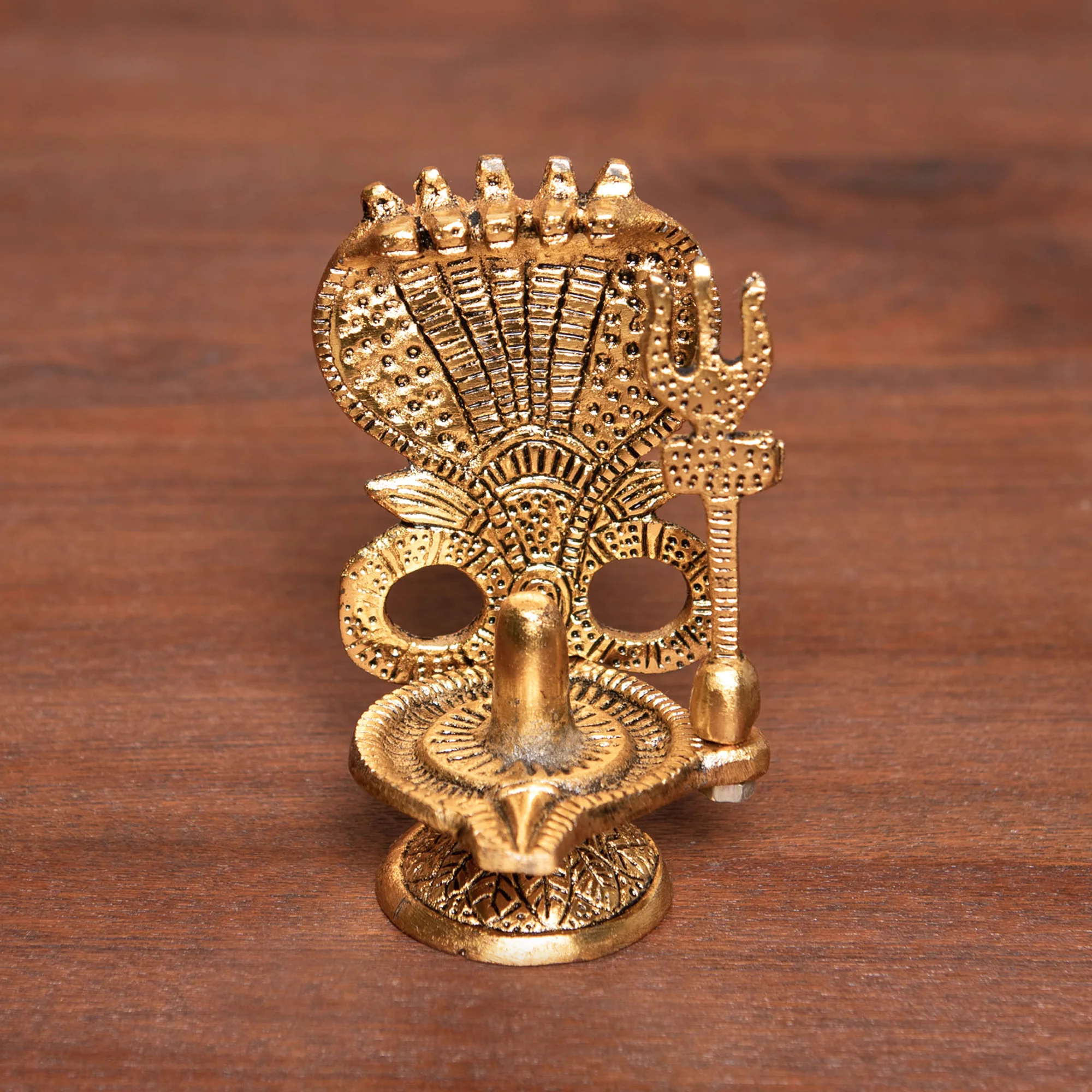 Metal shivling shiva lingam statue Indian Lord Shiva Aluminium Sculpture Hindu God Statue for home decor and temple- shivling