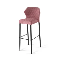 Wholesale Restaurant Barchair Dining Room Stool Velvet YellowLuxury Modern Furniture Restaurant Chair Velvet 10-20 Days