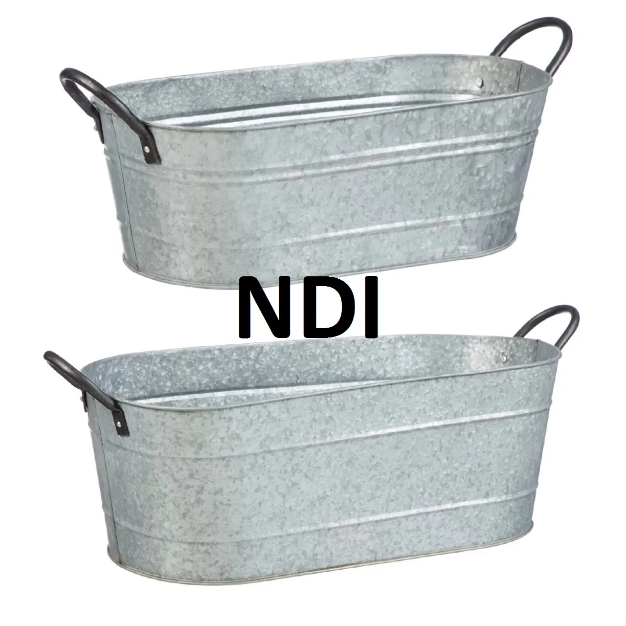 Set Of Two Designer Planter Pot Handmade Decorative Garden Decor Planter Pot Eco Friendly Galvanized Flower Planter At Low Price