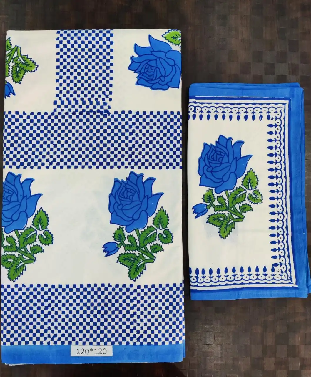 custom made 100% cotton printed bed sheets in floral patterns available in jumbo sizes of 120*120 inches