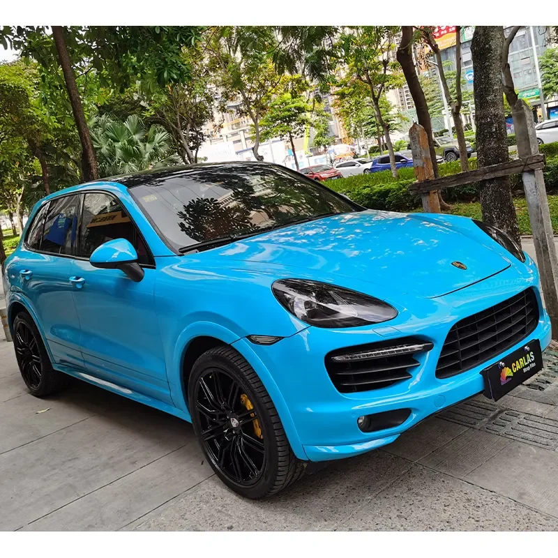 CARLAS 1 52*16 5 м TPU автомобильная пленка для изменения цвета самоклеящаяся виниловая тела Глянцевая кристаллическая серия самовосстанавливающаяся