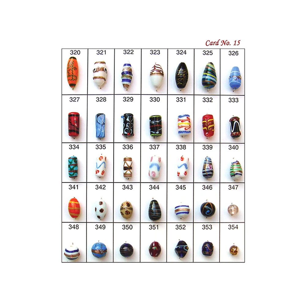 Latest Design Lampwork Fancy Glass Beads for Jewelry Making Available in Reasonable Price