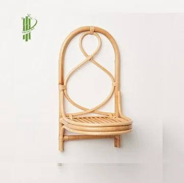Home decor Book shelf rack rattan bamboo wall shelves decorations for home verified suppliers factory in Vietnam