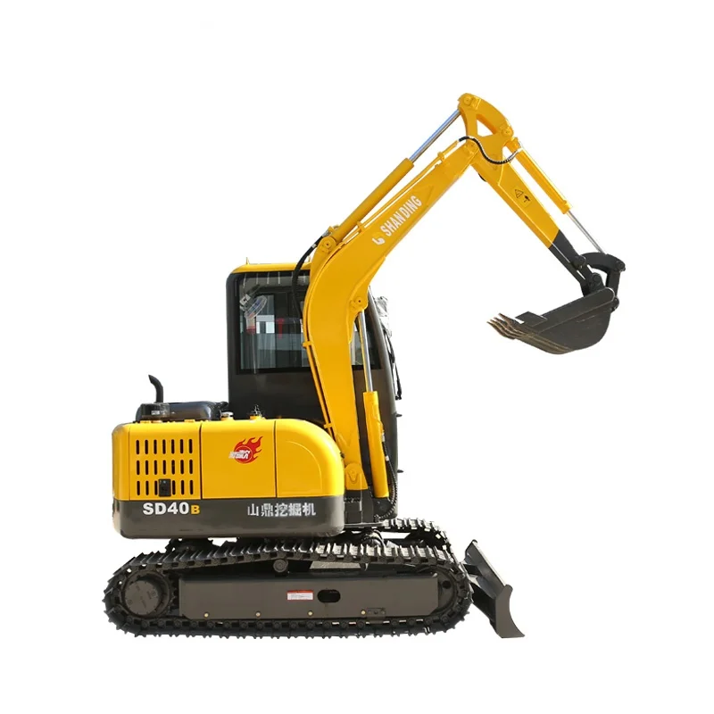 CE APPROVED 4 TON EXCAVATOR SD40B 4 TON MINI  EXCAVATOR MINI DIGGER MACHINE FOR SALE