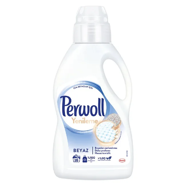 PERWOLL SENSITIVE CARE LIQUID LAUNDRY DETERGENT COLOR WHITE BLACK FLOWER CHARM REFRESH REFRESHMENT PERWOLL SENSITIVE CARE DETERG