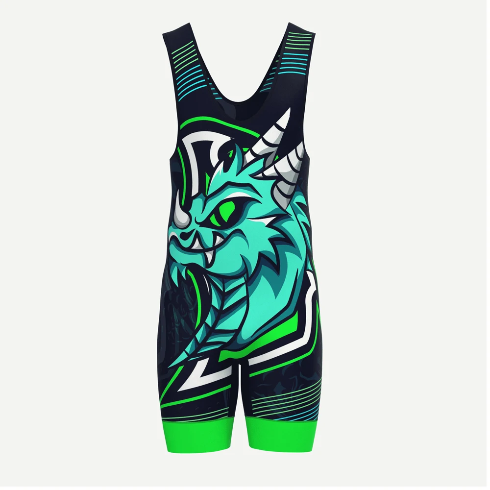 Nation team standard high quality powerlifting wrestling singlet suit large wrestling uniforms