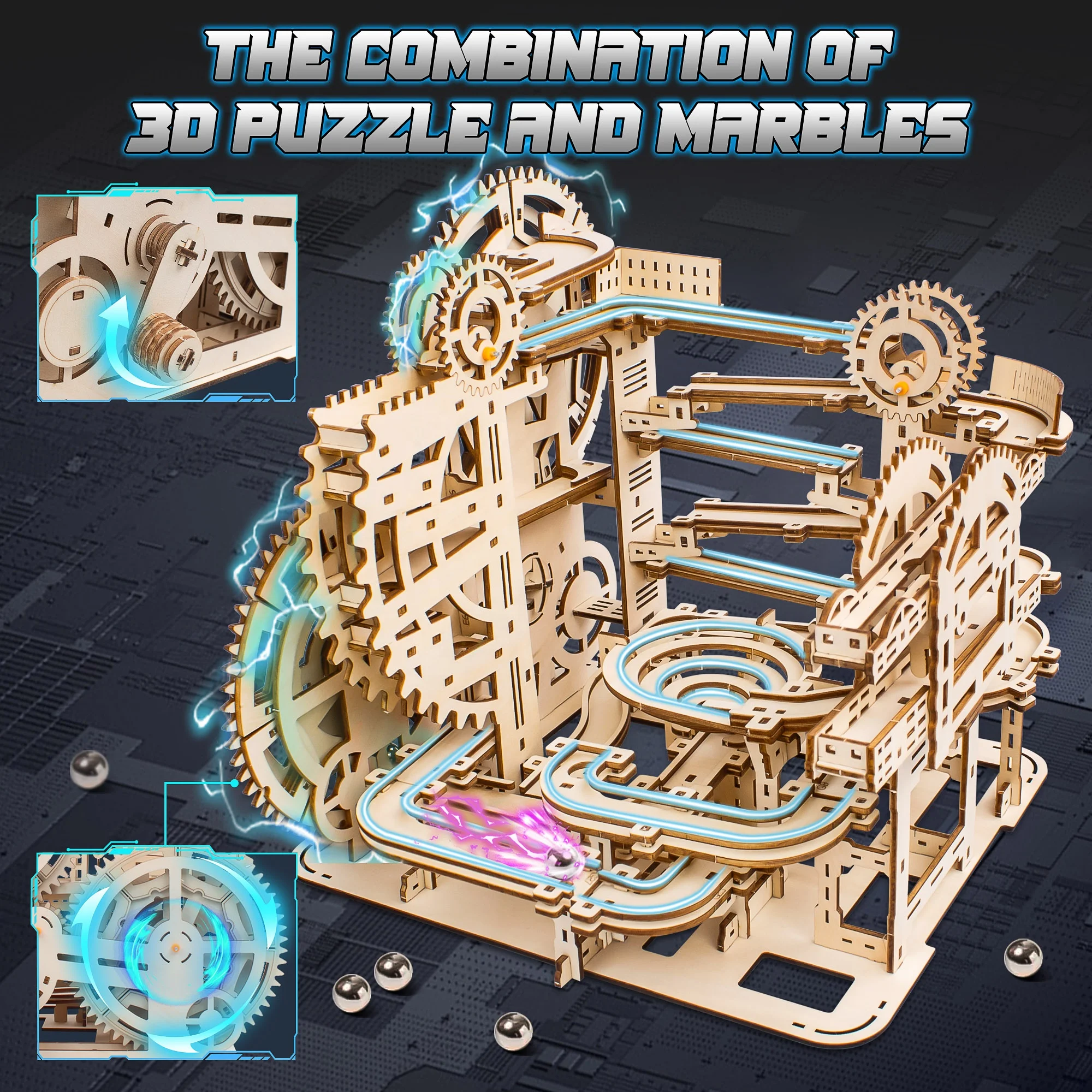 Деревянные 3D-пазлы для мальчиков