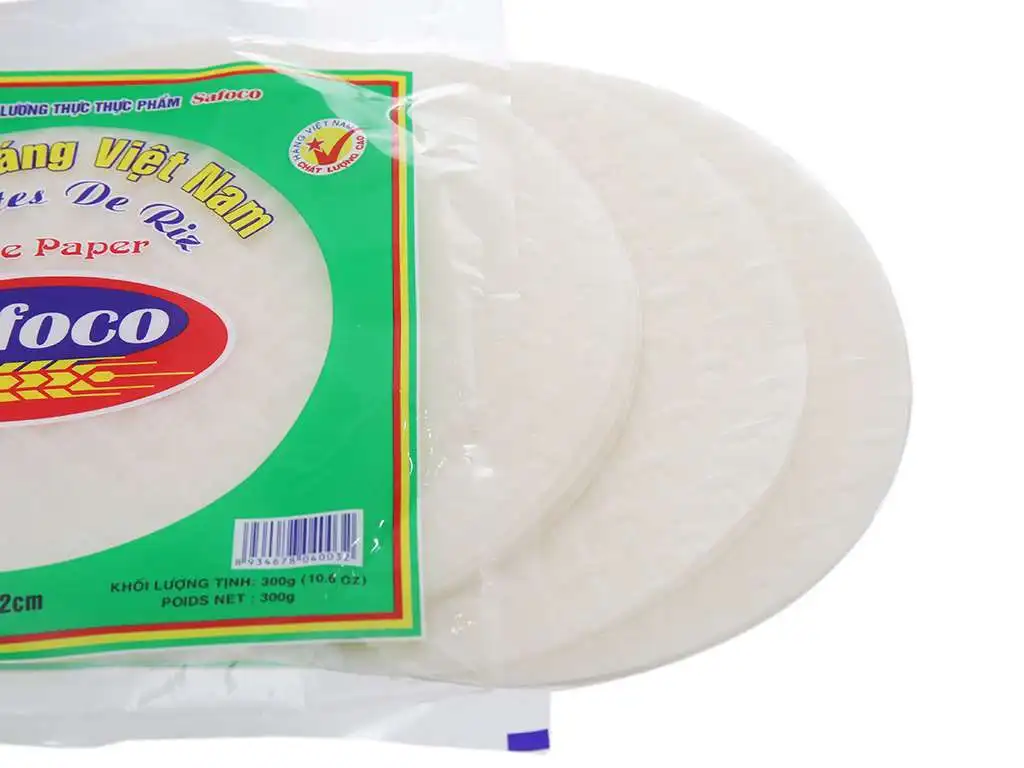 Safoco Rice Paper 500g x 10 (22cm) / Wholesale Safoco Rice Paper 500g / Hot selling Vietnam rice paper