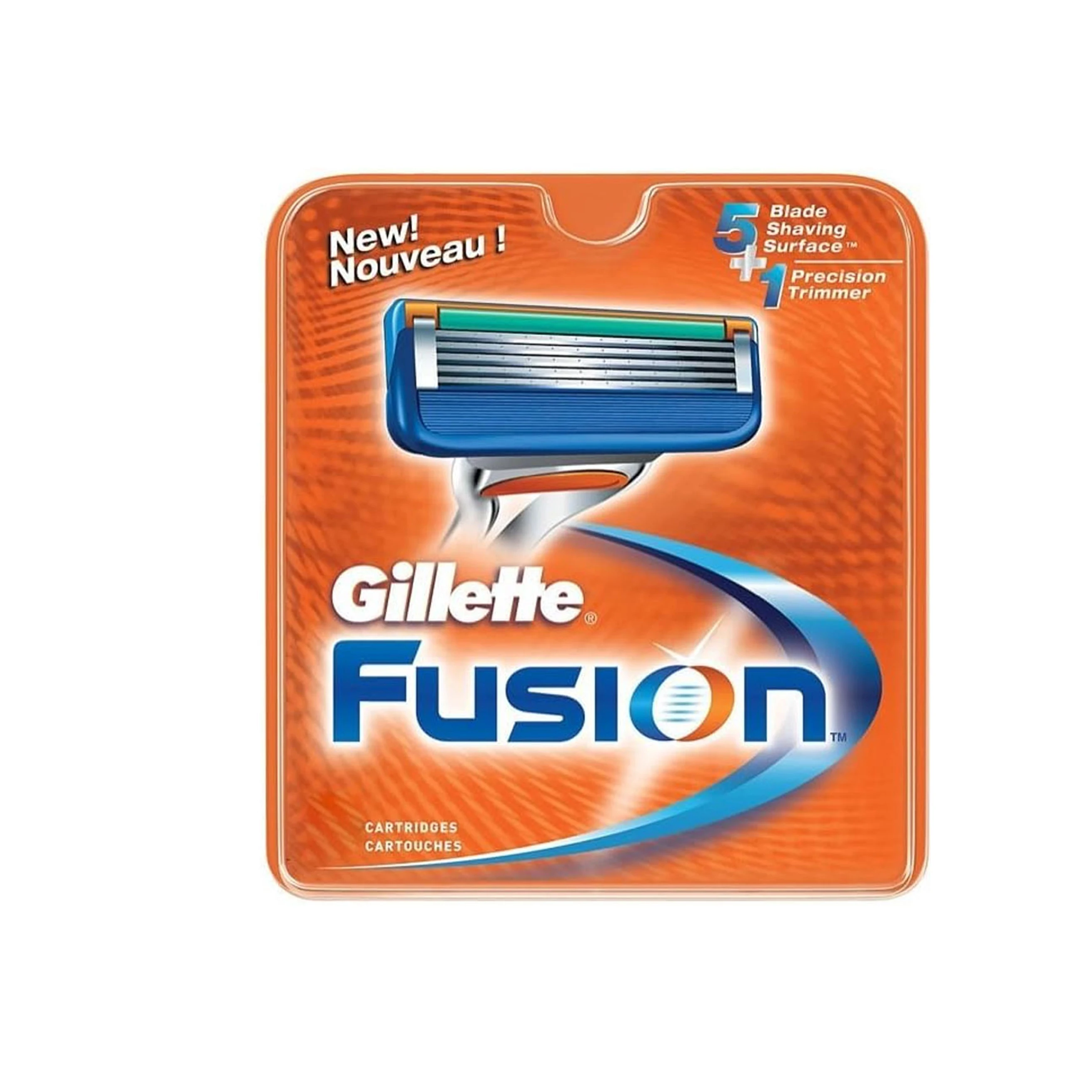 Gillette Fusion Manual Razor Set: Refillable Cartridge, Fusion5 for Men, Handle + 1 Blade Refill Pack