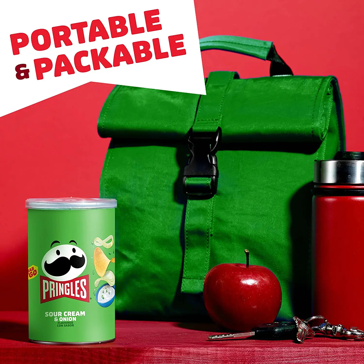 Оригинальные чипсы для картофеля Pringle из кислого крема и лука 2 5 унций (комплект