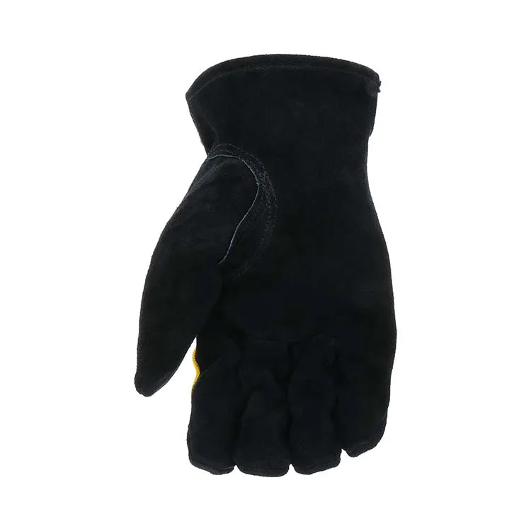 100% High Quality Anti-Slip Synthetic Leather Work Safety Gloves Heavy Duty Mechanic Driver Hand Protection with Latex Coating
