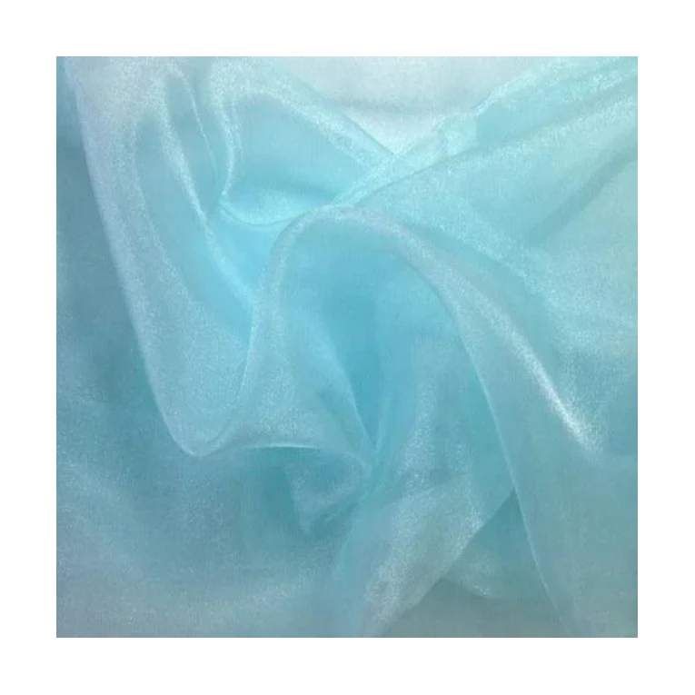 2024 New Latest Manufacturer Cloth Material polyester rayon flower organza viscose fabric for making wedding dresses