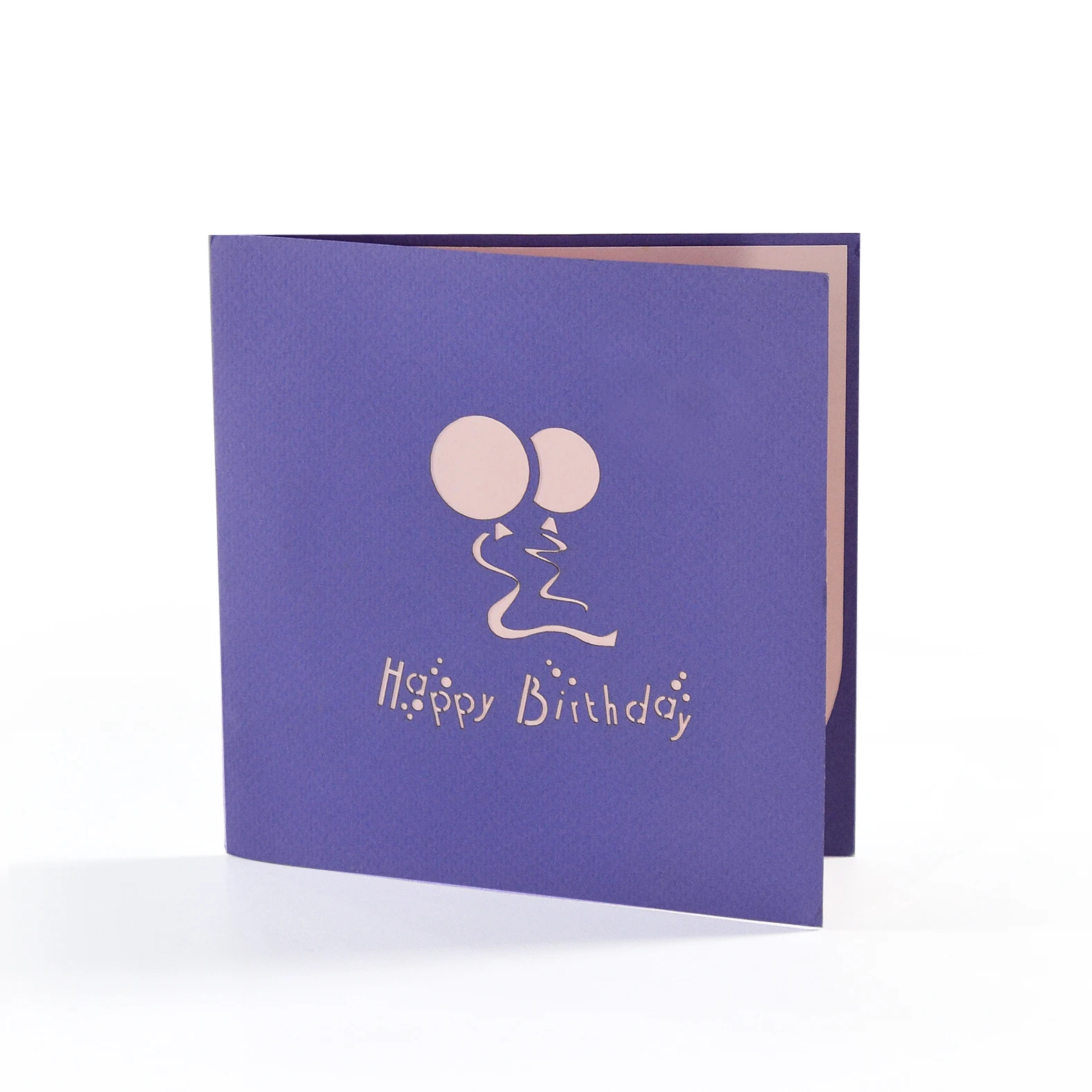 3D pop up greeting card in High Quality from Vietnam Supplier with a pink Pig Lovely for Birth day and gift for baby