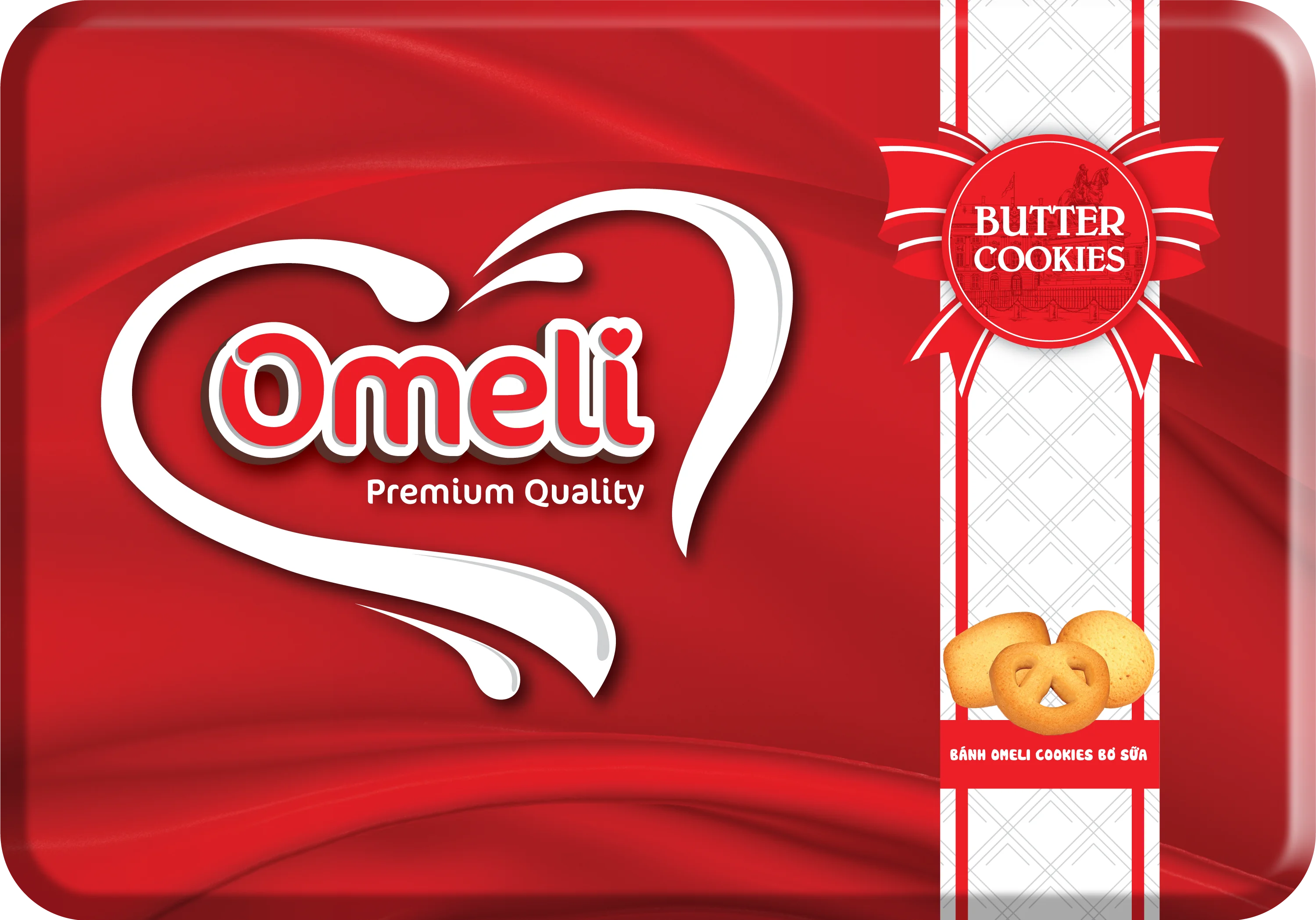 Assorted biscuit in tin box - Butter cookies High Quality Various Shapes Made in Vietnam - 12 month shelf-life