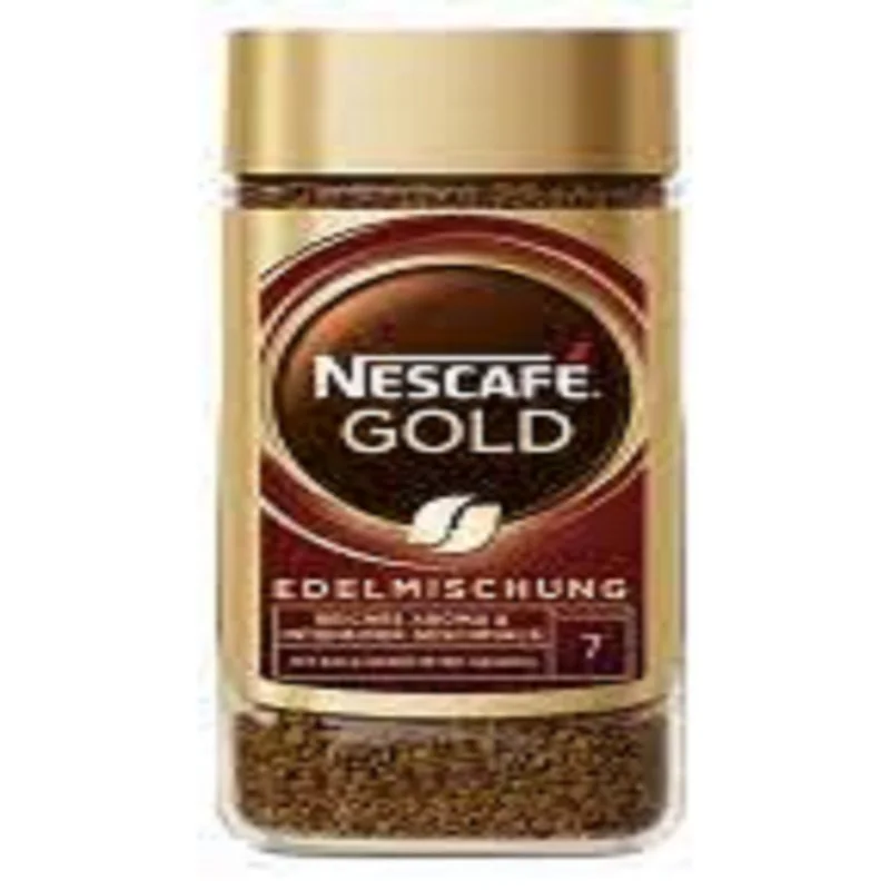 Nescafe растворимый кофе/оптовая продажа оригинальный Золотой 190 г (баночка) кофейный порошок