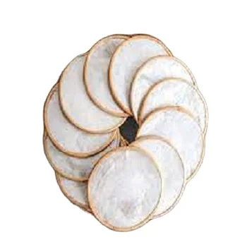 Top Quality Coaster Mother Of Pearl White Coasters Wholesale Tea Coffee Round Hexagon Cup Coaster Wood