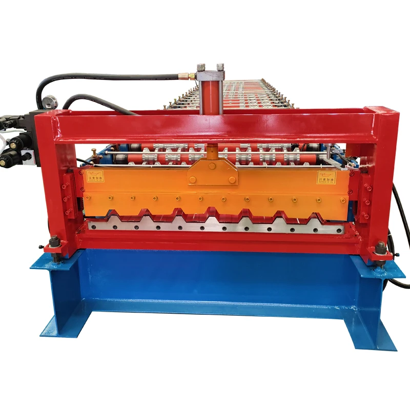 Long span Trapezoidal roofing sheet roll forming machine