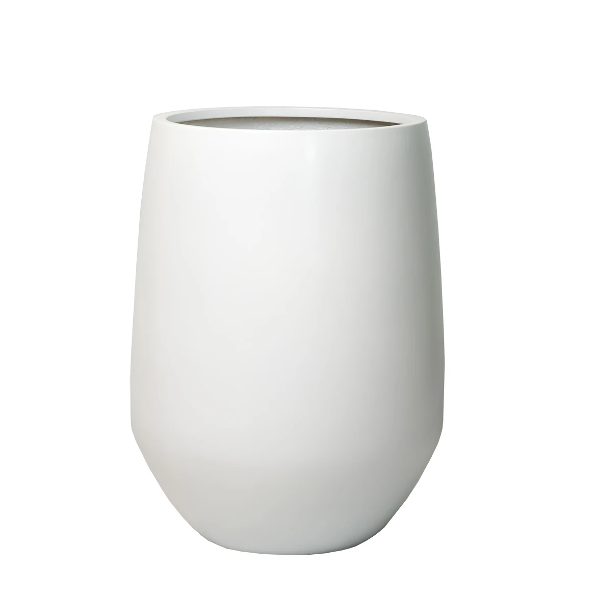 Modern design style indoor plant pot stone cement vase pot grey color painting tree flower plant using