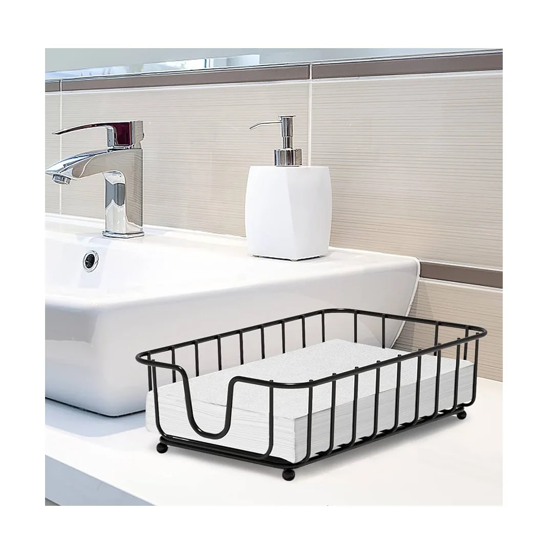 Hot Sale Latest Model Table Decorative Metal Napkin Holder with Gold Plated for Home Hotel Use in Wholesale Price