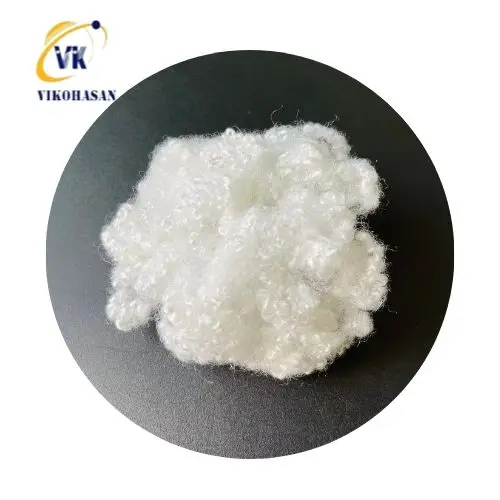 The best manufacturer of Vietnam factory  Polyester staple fiber Recycled Hollow Conjugate White for filling cushion furniture