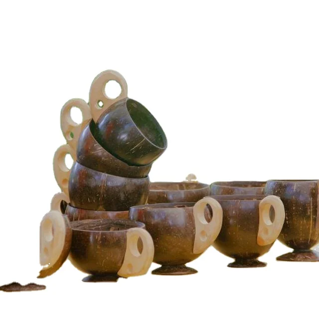 Кокосовая Скорлупа, натуральные чайные чашки, горячая Распродажа, ресторан 2023