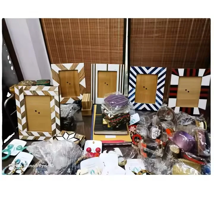 modern photo frame Handmade MDF Picture Frames for Family Photos beautiful handcrafted resin bone inlay frames