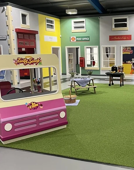 Little Town Soft Playground Kids Role Play Simulated Life Kiddie House Pretend house