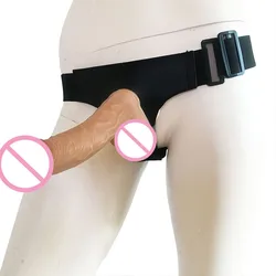 Factory Direct Sex Toys Strap On huge Dildo For Women Natural Realistic Dildo With Belt Sex Toy Strap On Rubber Penis