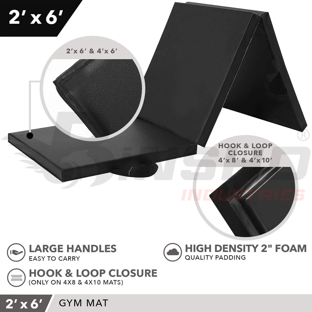 High Custom Gymnastics Yoga Exercise Mat 10mm Leather Folding Panel Fitness Multicolor Waterproof-Wholesale Yoga Gym Fitness Mat