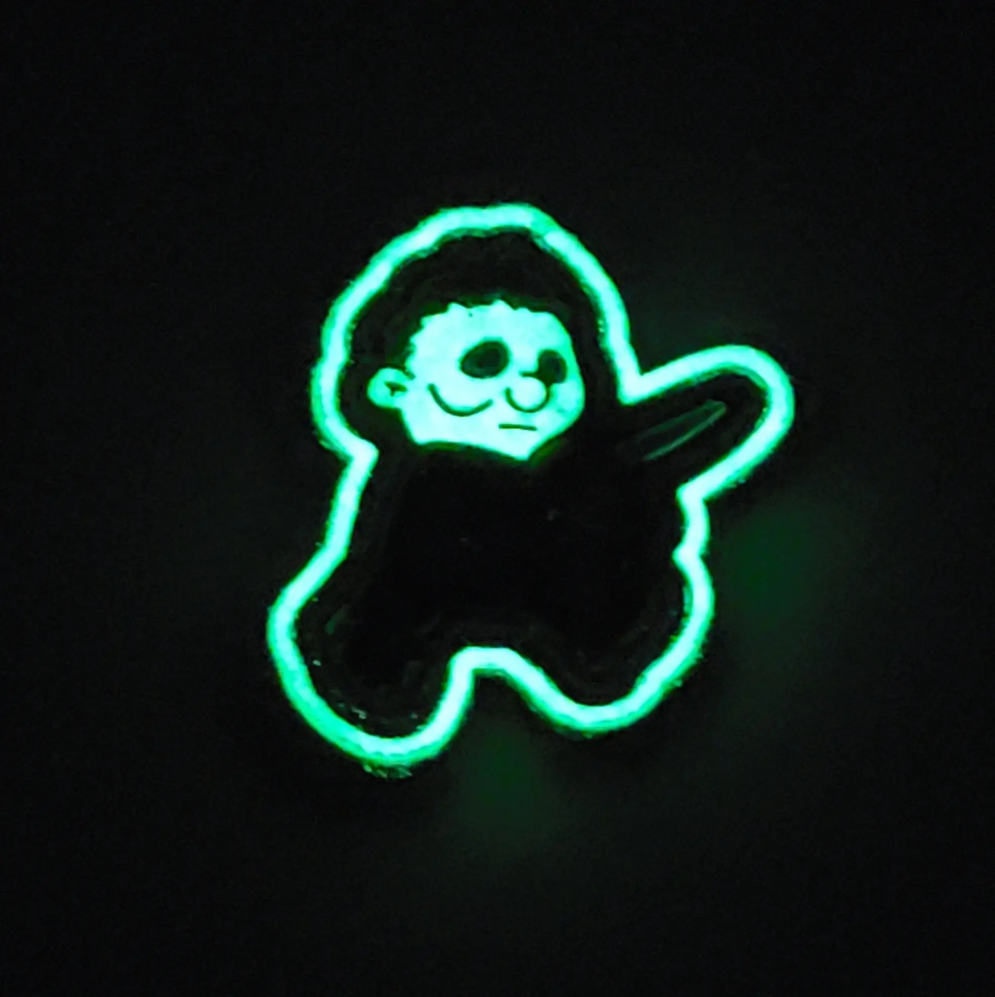 PVC patches 3D Glow In Dark on PVC Patches High Quality Rubber Custom 3D Glow In Dark iron on PVC Patches